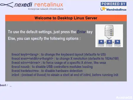 desktop linux server